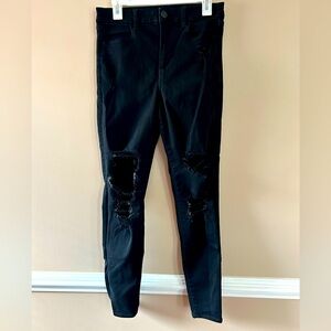 American Eagle Next level stretch curvy hi-rise jegging Size 10 long